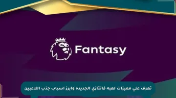 تعرف على مميزات لعبة فانتازي الجديدة وأبرز أسباب جذب اللاعبين